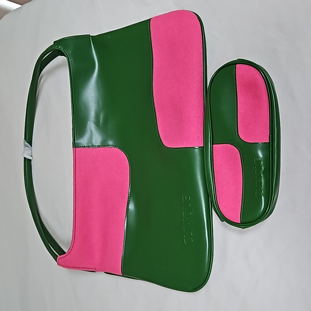 Green and Pink purse